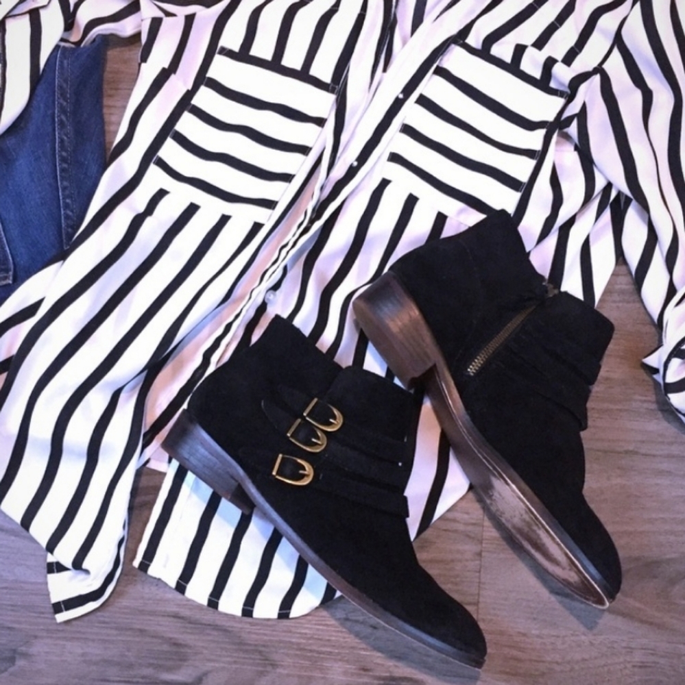 Anthropologie real leather booties